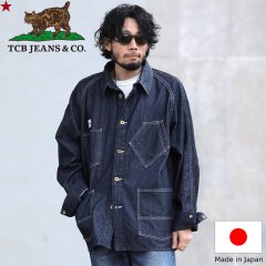 TCB jeans TCBジーンズ TCB BLACK CAT JK DENIM ブラックキャットジャケット カバーオール デニム