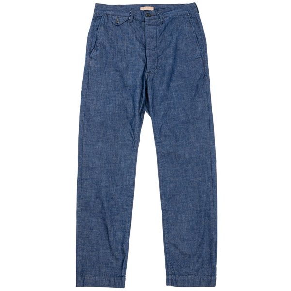 画像1: 【7月納品予定】 WORKERS  ワーカーズ  Officer Trousers, Regular Fit, 8oz GR Back Denim  (1)