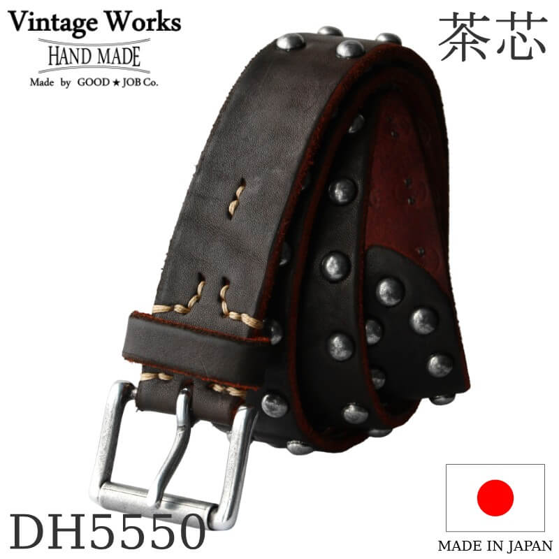 Vintage Works ヴィンテージワークス Leather belt 5Hole Made in USA